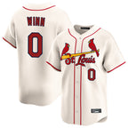Kooe St. Louis Cardinals #0 Masyn Winn Player Cream Home Limited Stitched Jerseys
