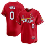 Kooe St. Louis Cardinals #0 Masyn Winn Player Red City Connect Limited Stitched Jerseys