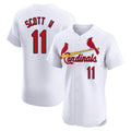 Kooe St. Louis Cardinals #11 Victor Scott II Player White Home Limited Elite Stitched Jerseys