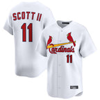 Kooe St. Louis Cardinals #11 Victor Scott II Player White Home Limited Stitched Jerseys