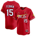 Kooe St. Louis Cardinals #15 Jose Fermin Player Red City Connect Limited Stitched Jerseys
