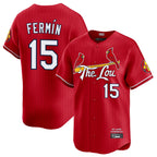 Kooe St. Louis Cardinals #15 Jose Fermin Player Red City Connect Limited Stitched Jerseys