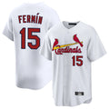 Kooe St. Louis Cardinals #15 Jose Fermin Player White Home Game Stitched Jerseys