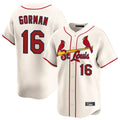 Kooe St. Louis Cardinals #16 Nolan Gorman Player Cream Home Limited Stitched Jerseys