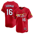 Kooe St. Louis Cardinals #16 Nolan Gorman Player Red City Connect Limited Stitched Jerseys
