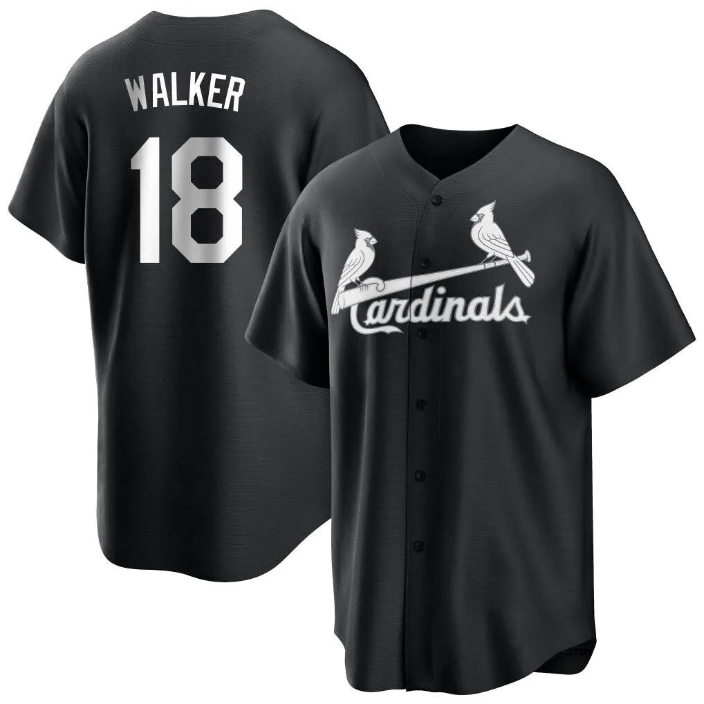Kooe St. Louis Cardinals #18 Jordan Walker Player Black City Connect Home Limited Stitched Jerseys