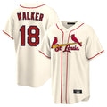 Kooe St. Louis Cardinals #18 Jordan Walker Player Cream Home Game Stitched Jerseys