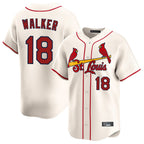 Kooe St. Louis Cardinals #18 Jordan Walker Player Cream Home Limited Stitched Jerseys