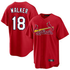 Kooe St. Louis Cardinals #18 Jordan Walker Player Red Home Game Stitched Jerseys
