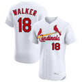 Kooe St. Louis Cardinals #18 Jordan Walker Player White Home Limited Elite Stitched Jerseys