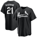 Kooe St. Louis Cardinals #21 Lars Nootbaar Player Black City Connect Home Limited Stitched Jerseys