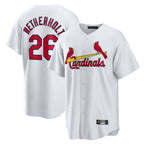 Kooe St. Louis Cardinals #26 JJ Wetherholt Player White Home Game Stitched Jerseys