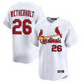 Kooe St. Louis Cardinals #26 JJ Wetherholt Player White Home Limited Stitched Jerseys
