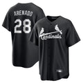 Kooe St. Louis Cardinals #28 Nolan Arenado Player Black City Connect Home Limited Stitched Jerseys