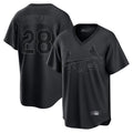 Kooe St. Louis Cardinals #28 Nolan Arenado Player Black City Connect T-shirt Stitched Jerseys