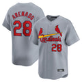 Kooe St. Louis Cardinals #28 Nolan Arenado Player Gray Home Limited Stitched Jerseys