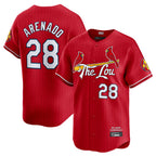 Kooe St. Louis Cardinals #28 Nolan Arenado Player Red City Connect Limited Stitched Jerseys