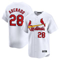 Kooe St. Louis Cardinals #28 Nolan Arenado Player White Home Limited Stitched Jerseys