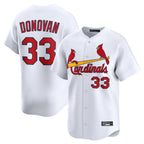 Kooe St. Louis Cardinals #33 Brendan Donovan Player White Home Limited Stitched Jerseys
