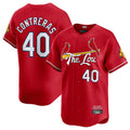 Kooe St. Louis Cardinals #40 Willson Contreras Player Red City Connect Limited Stitched Jerseys