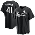 Kooe St. Louis Cardinals #41 Alec Burlesona Player Black City Connect Home Limited Stitched Jerseys