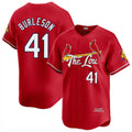 Kooe St. Louis Cardinals #41 Alec Burlesona Player Red City Connect Limited Stitched Jerseys