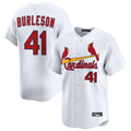 Kooe St. Louis Cardinals #41 Alec Burlesona Player White Home Limited Stitched Jerseys