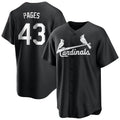 Kooe St. Louis Cardinals #43 Pedro Pages Player Black City Connect Home Limited Stitched Jerseys