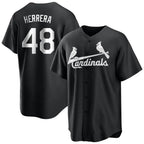 Kooe St. Louis Cardinals #48 Ivan Herrera Player Black City Connect Home Limited Stitched Jerseys
