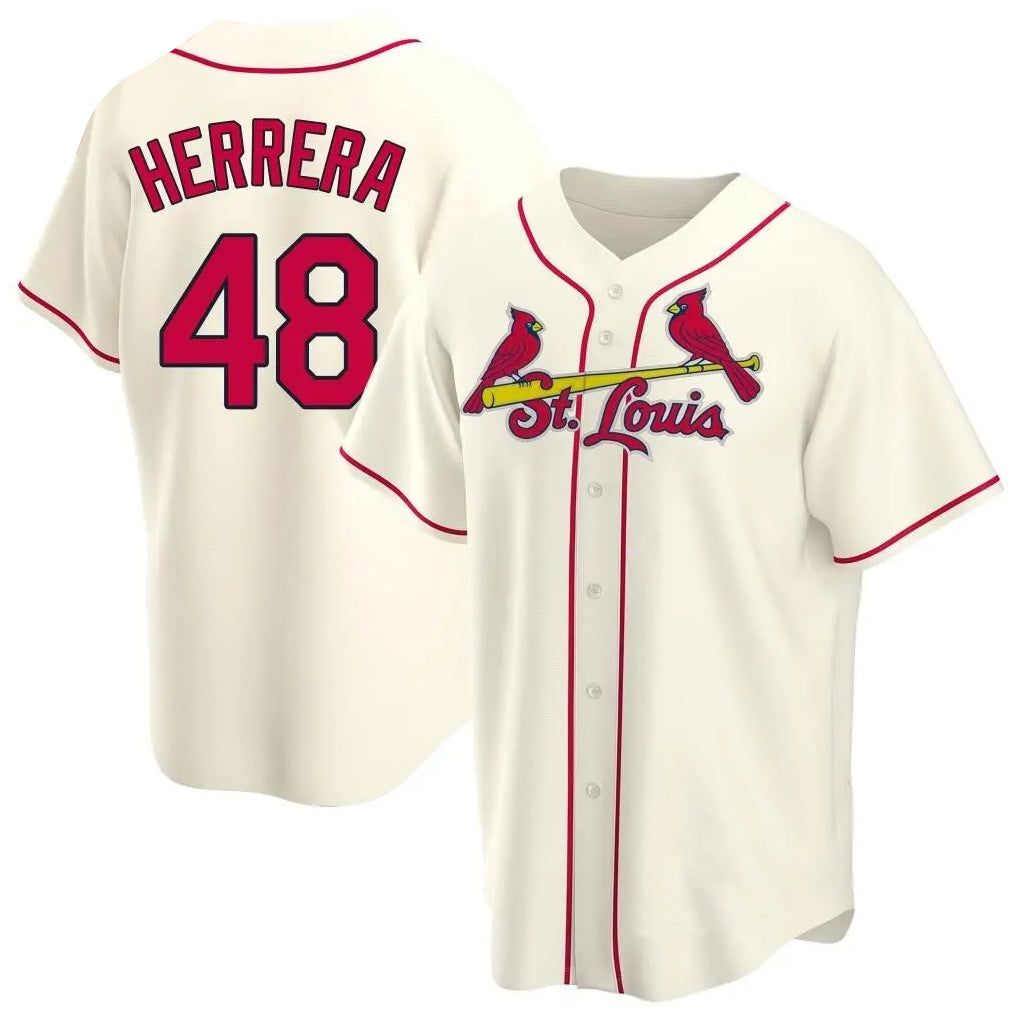 Kooe St. Louis Cardinals #48 Ivan Herrera Player Cream Home Game Stitched Jerseys