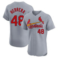 Kooe St. Louis Cardinals #48 Ivan Herrera Player Gray Home Limited Elite Stitched Jerseys
