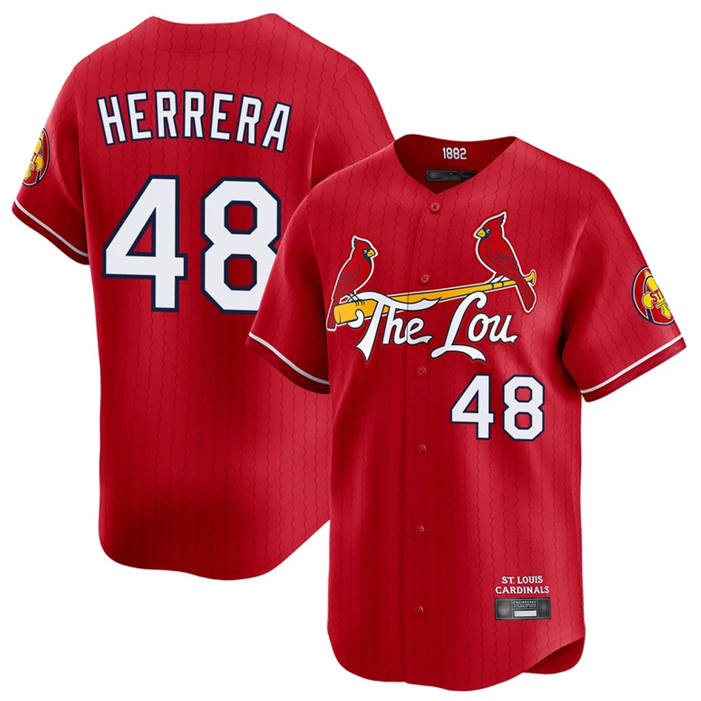 Kooe St. Louis Cardinals #48 Ivan Herrera Player Red City Connect Limited Stitched Jerseys