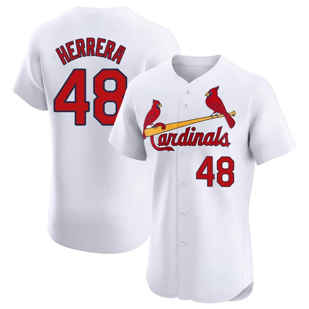 Kooe St. Louis Cardinals #48 Ivan Herrera Player White Home Limited Elite Stitched Jerseys