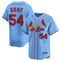 Kooe St. Louis Cardinals #54 Sonny Gray Player Light Blue Home Limited Stitched Jerseys