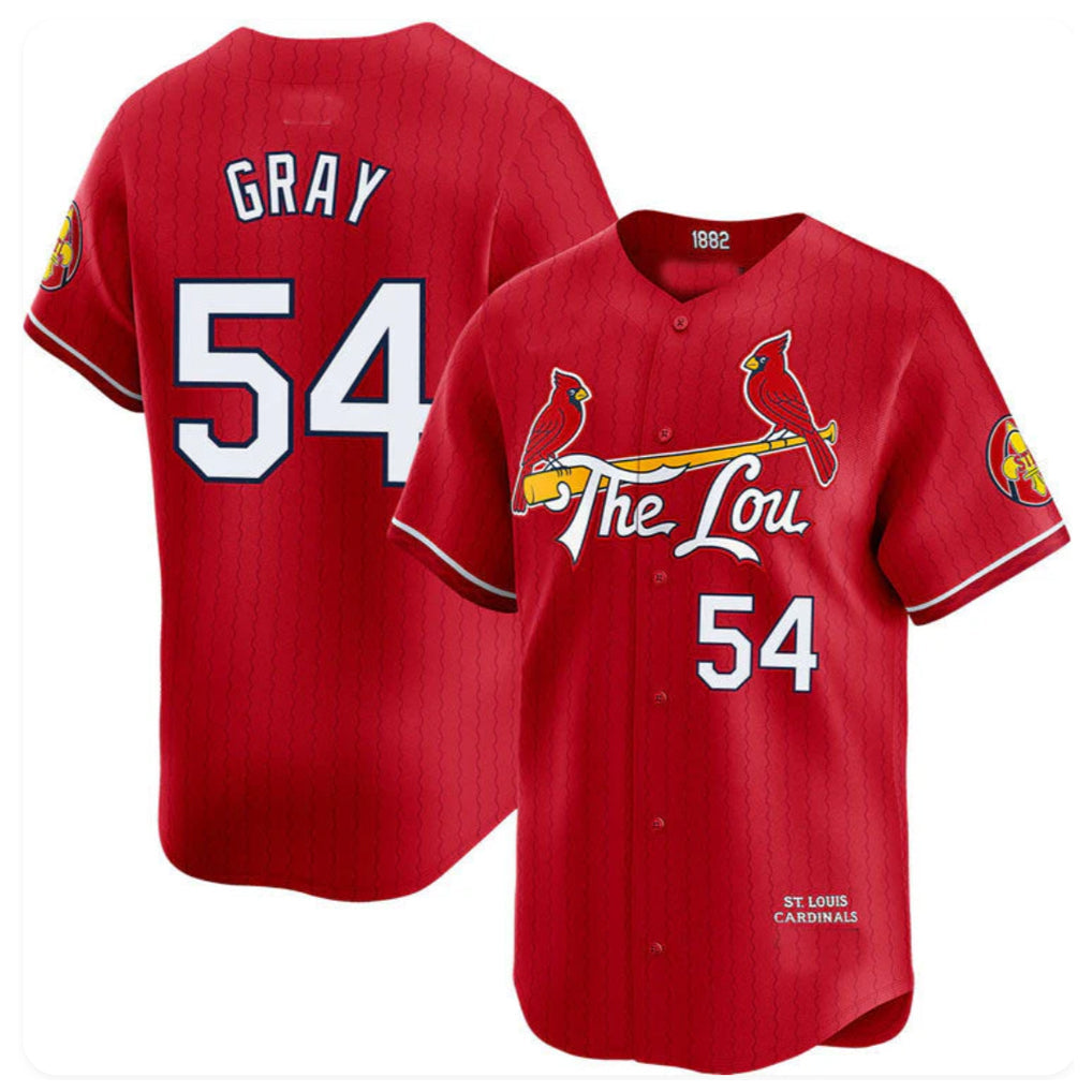 Kooe St. Louis Cardinals #54 Sonny Gray Player Red City Connect Limited Stitched Jerseys