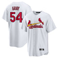 Kooe St. Louis Cardinals #54 Sonny Gray Player White Home Game Stitched Jerseys