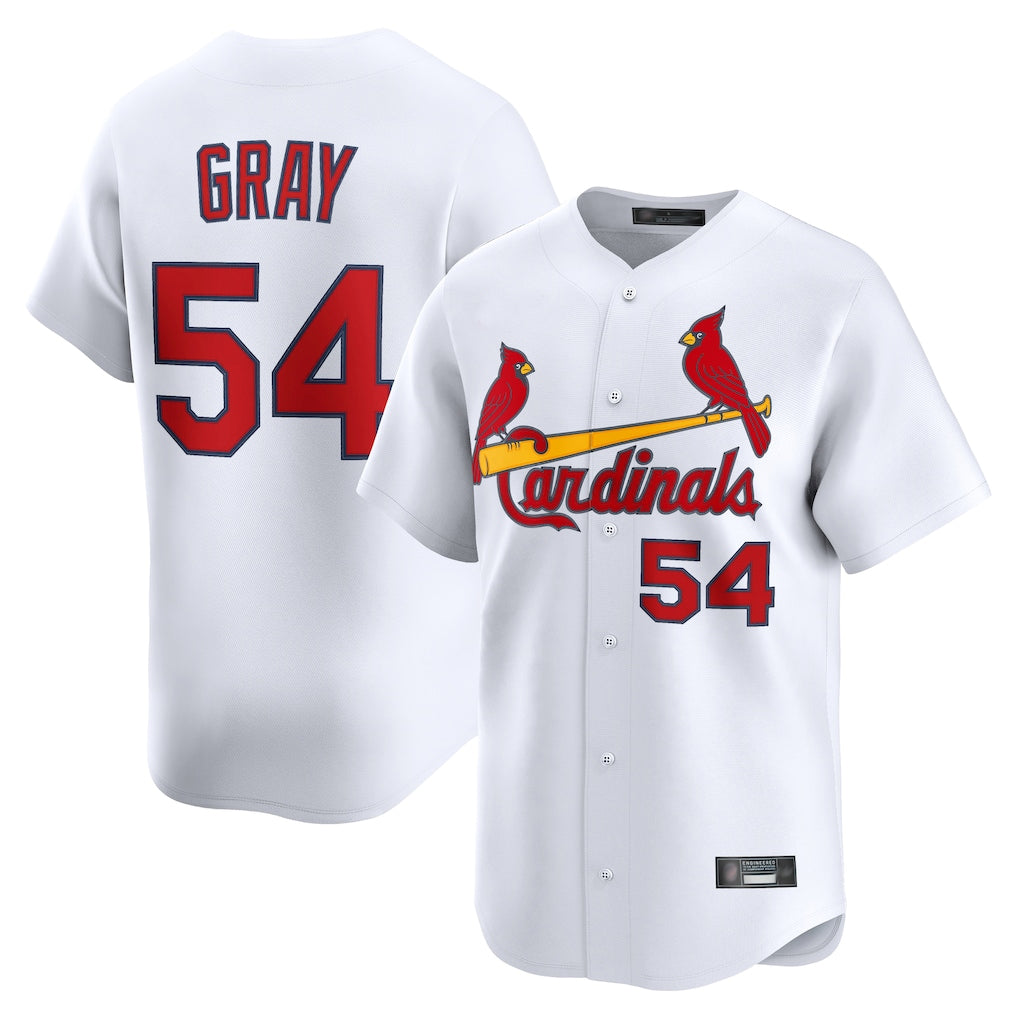 Kooe St. Louis Cardinals #54 Sonny Gray Player White Home Limited Stitched Jerseys