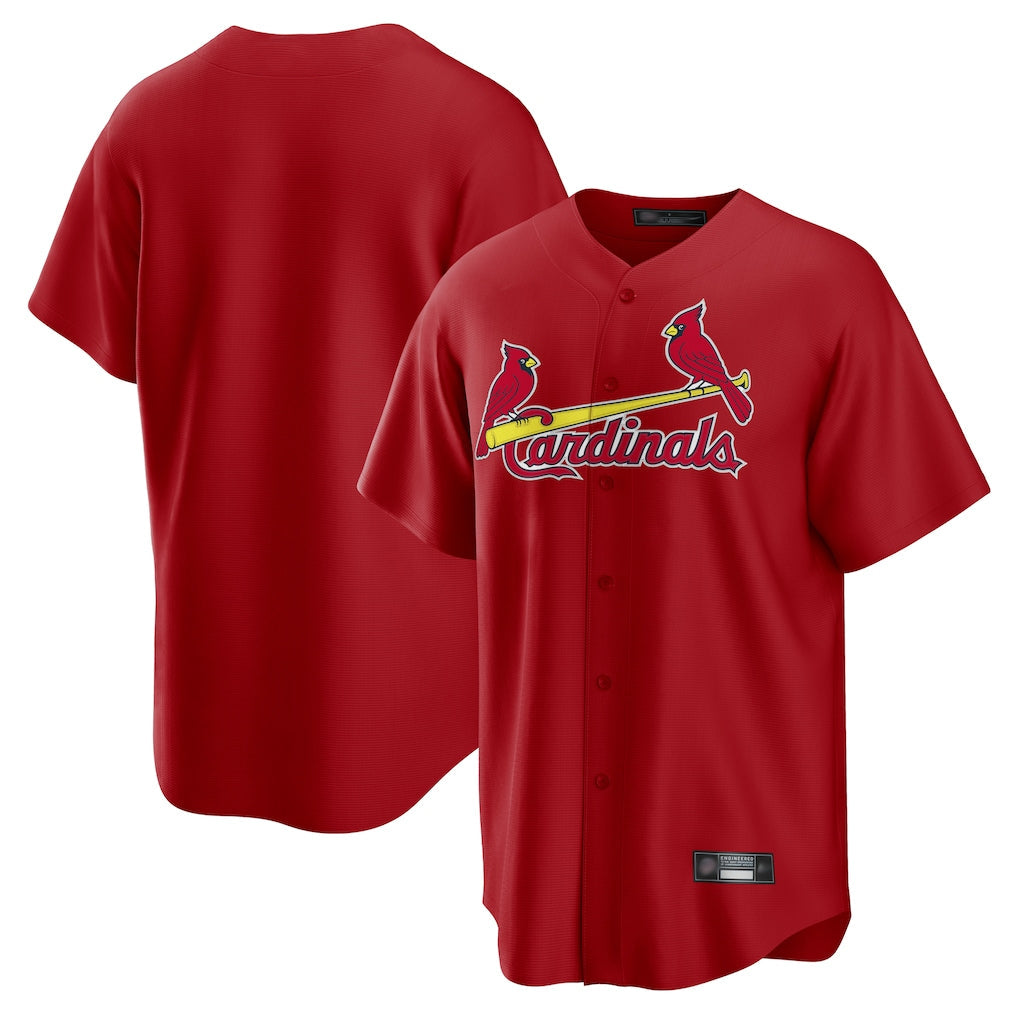 Kooe St. Louis Cardinals Blank Player Red Home Game Stitched Jerseys