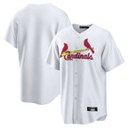 Kooe St. Louis Cardinals Blank Player White Home Game Stitched Jerseys