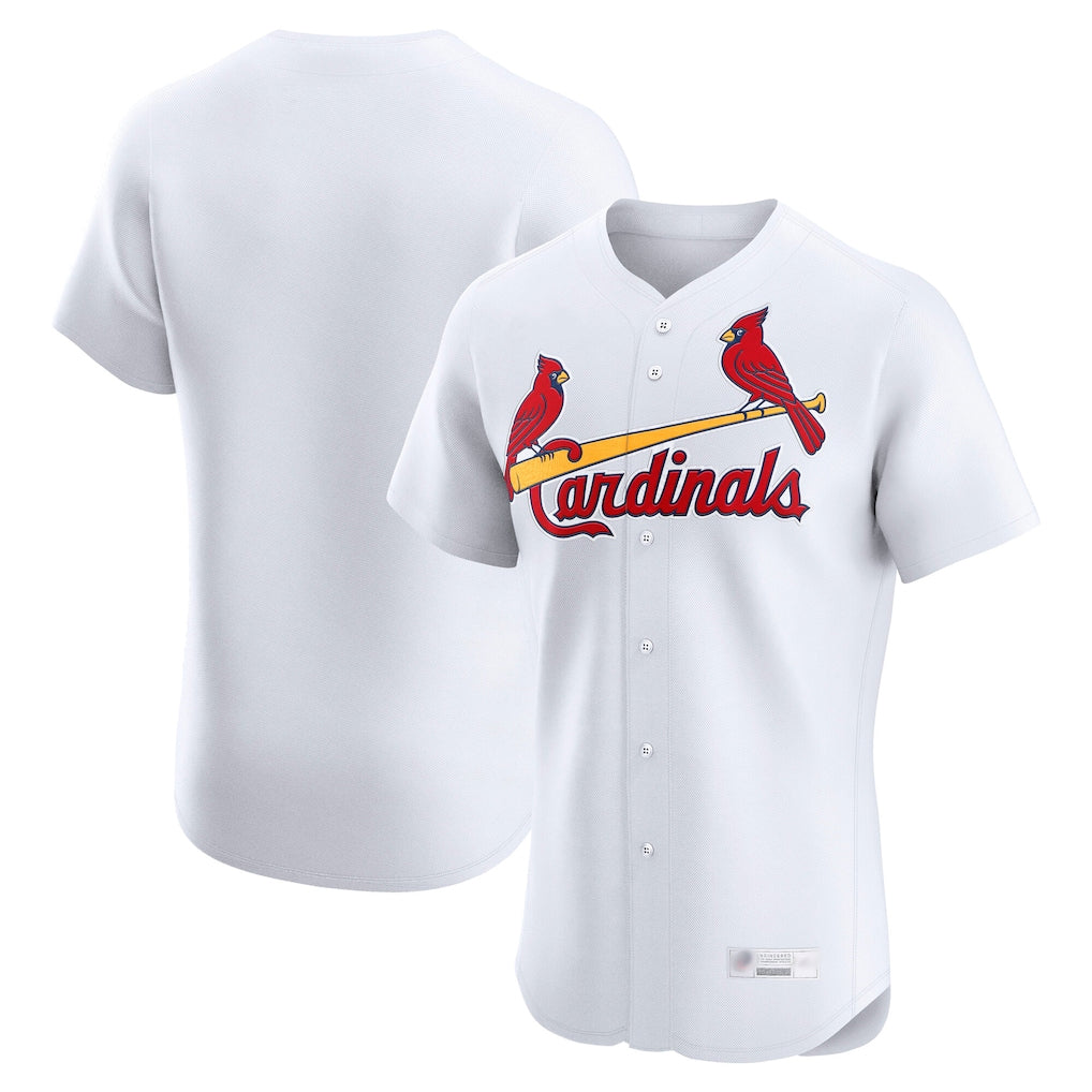 Kooe St. Louis Cardinals Blank Player White Home Limited Elite Stitched Jerseys
