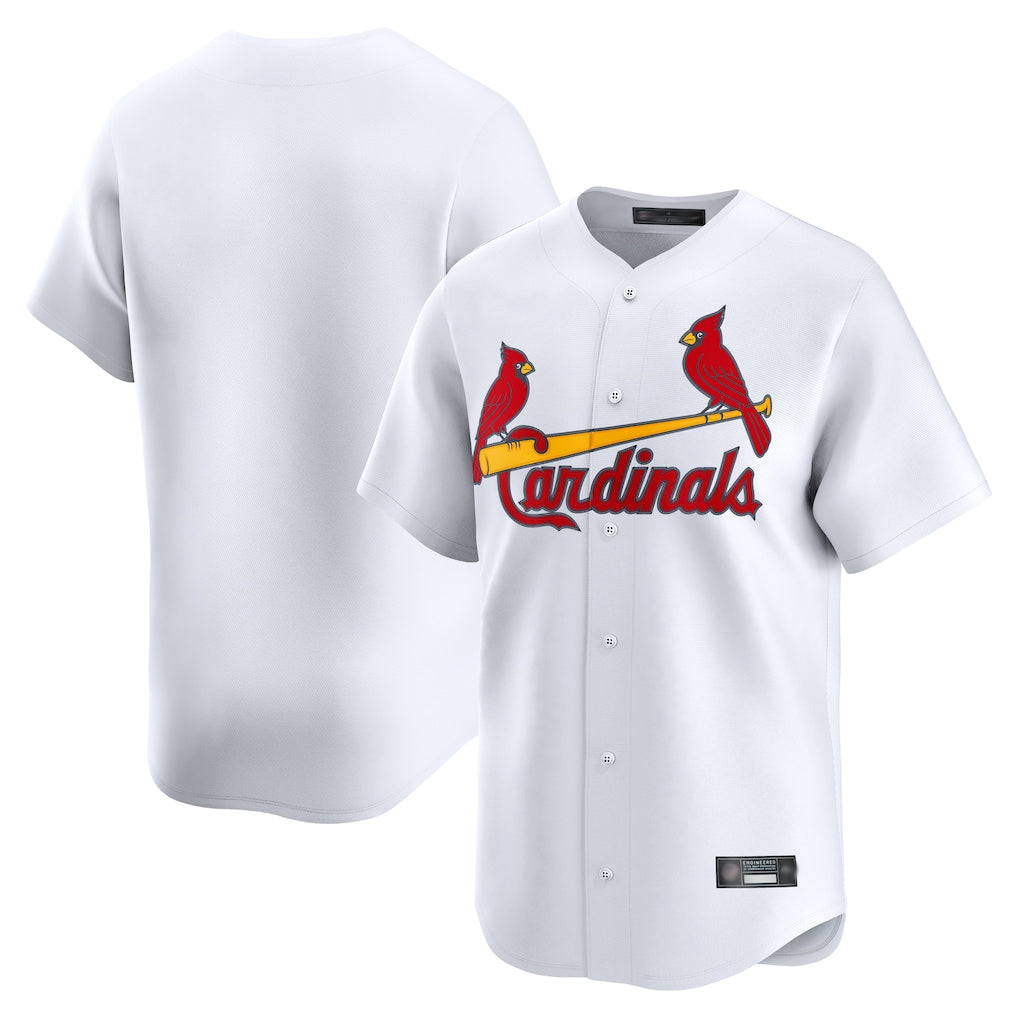 Kooe St. Louis Cardinals Blank Player White Home Limited Stitched Jerseys