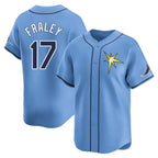 Kooe T.Bay Rays #17 Jake Fraley Player Light Blue Home Limited Stitched Jerseys