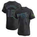 Kooe T.Bay Rays #18 Shane McClanahan Player Black City Connect Home Limited Elite Stitched Jerseys