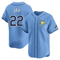Kooe T.Bay Rays #22 Griffin Jax Player Light Blue Home Limited Stitched Jerseys