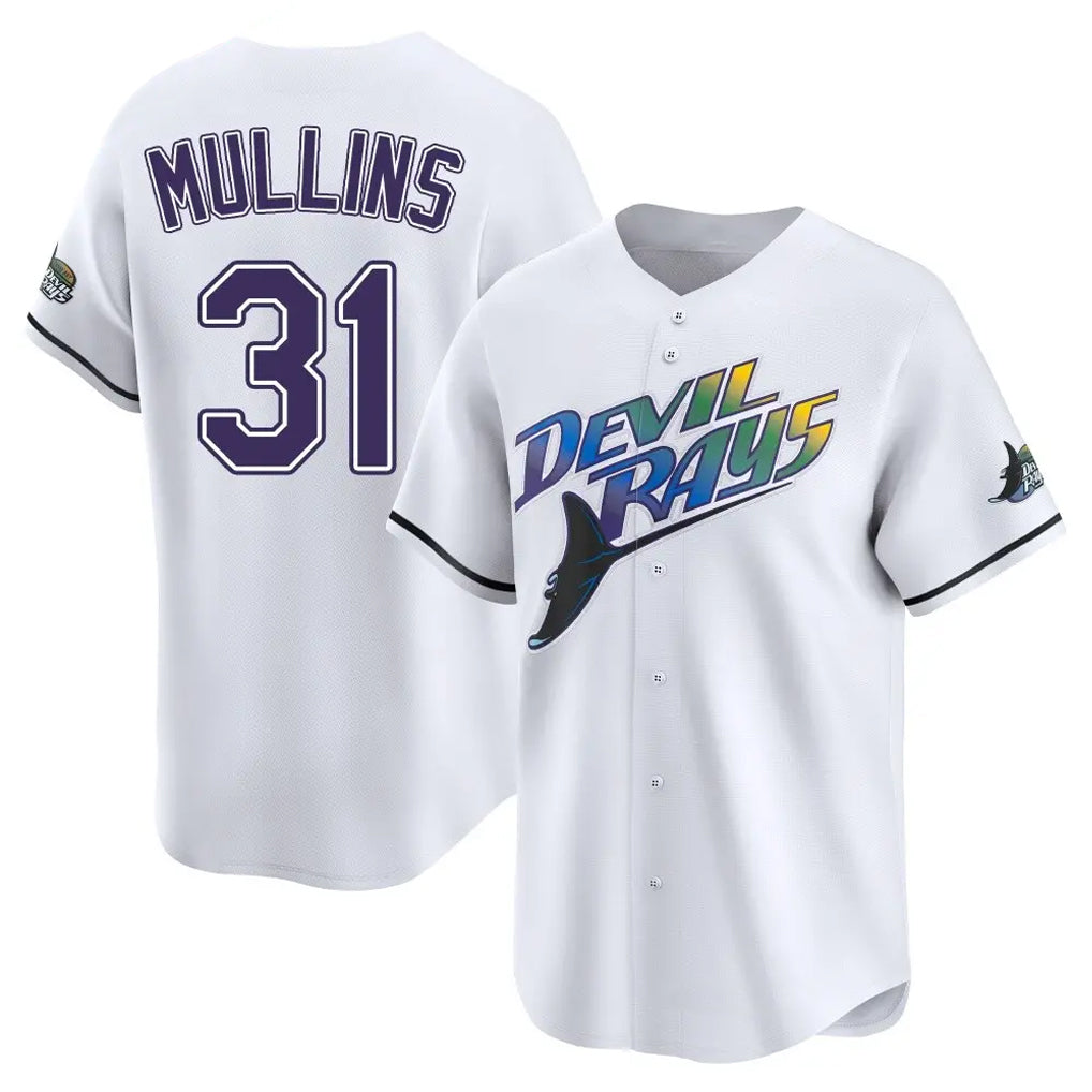 Kooe T.Bay Rays #31 Cedric Mullins Player White City Connect Home Stitched Jerseys
