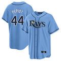 Kooe T.Bay Rays #44 Ryan Pepiot Player Light Blue Home Limited Stitched Jerseys