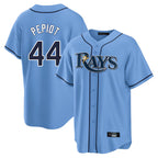 Kooe T.Bay Rays #44 Ryan Pepiot Player Light Blue Home Limited Stitched Jerseys