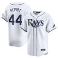 Kooe T.Bay Rays #44 Ryan Pepiot Player White Home Limited Stitched Jerseys
