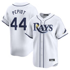 Kooe T.Bay Rays #44 Ryan Pepiot Player White Home Limited Stitched Jerseys