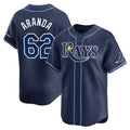 Kooe T.Bay Rays #62 Jonathan Aranda Player Navy Home Limited Stitched Jerseys